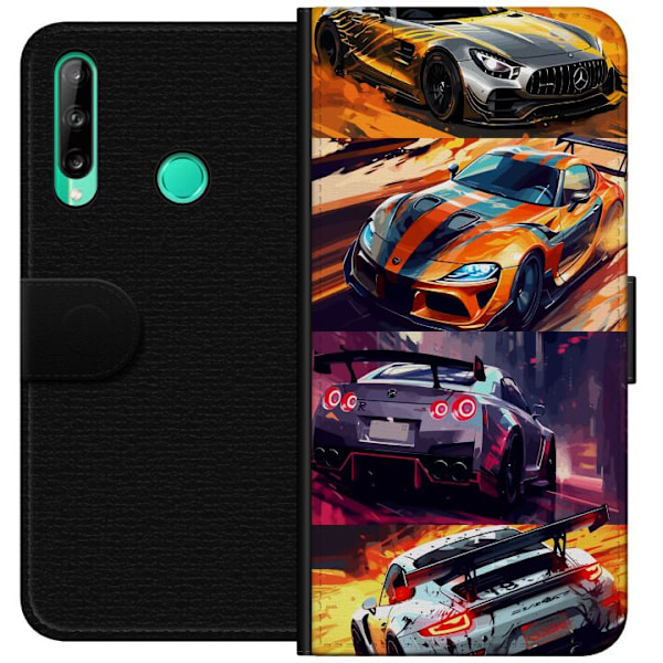 Huawei P40 lite E Lommeboketui Rallyfeber - intensivt motiv me