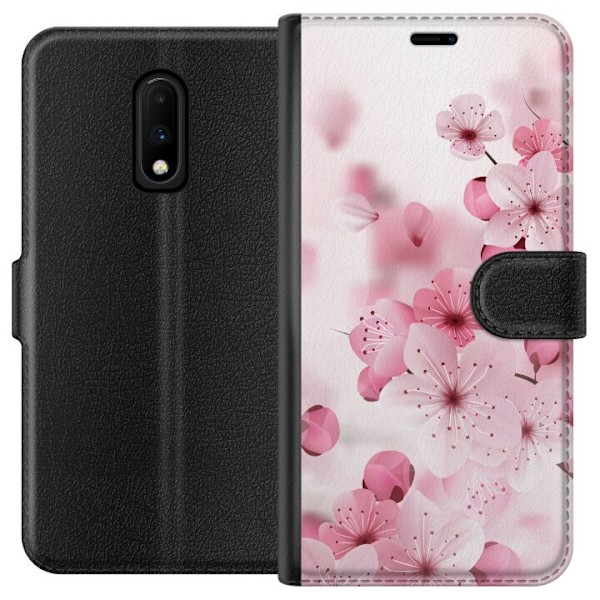 OnePlus 7 Tegnebogsetui Kirsebærblomst