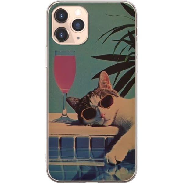 Kompatibelt Mobildeksel til Apple iPhone 11 Pro Katt ferie