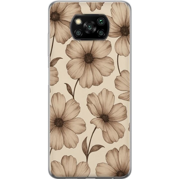 Xiaomi Poco X3 NFC Genomskinligt Skal Pastel Rush