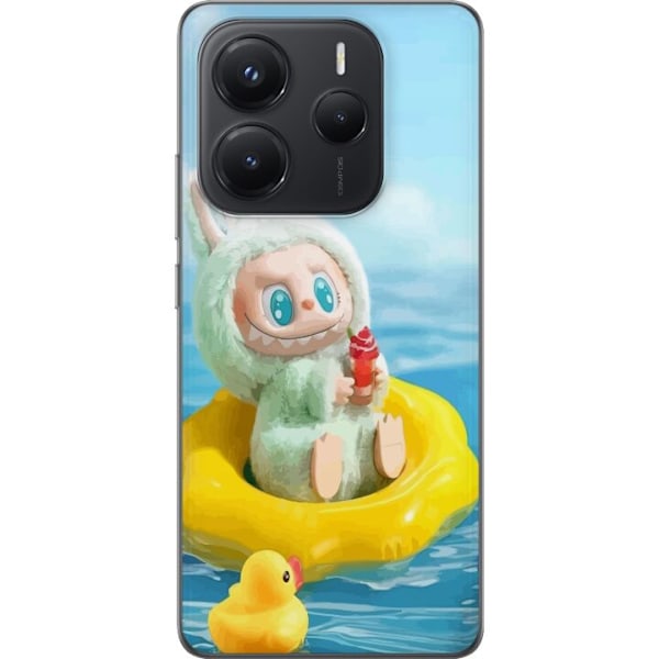 Xiaomi Redmi Note 14 Gennemsigtig cover Labubu Macaron-serie