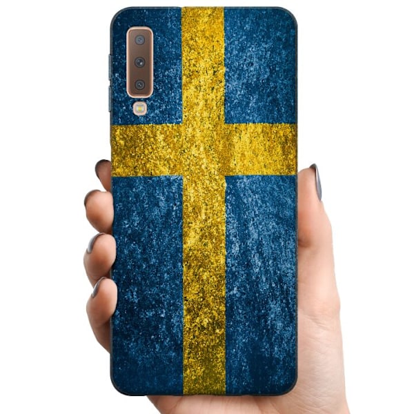 Samsung Galaxy A7 (2018) TPU Mobilskal Sweden