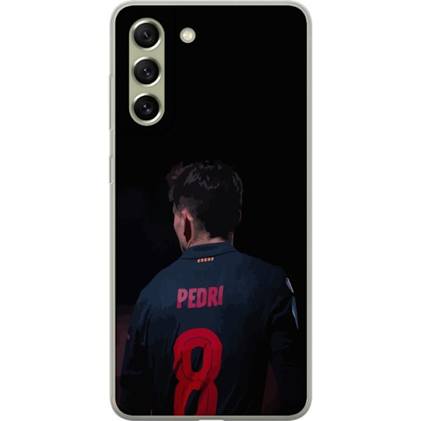 Samsung Galaxy S21 FE 5G Läpinäkyvä kuori Pedri FC Barcelon