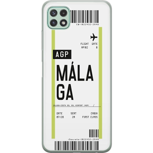 Samsung Galaxy A22 5G Genomskinligt Skal Malaga