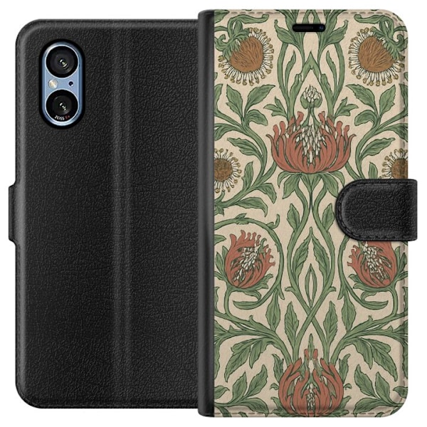 Sony Xperia 10 VI Tegnebogsetui Blad Detaljer