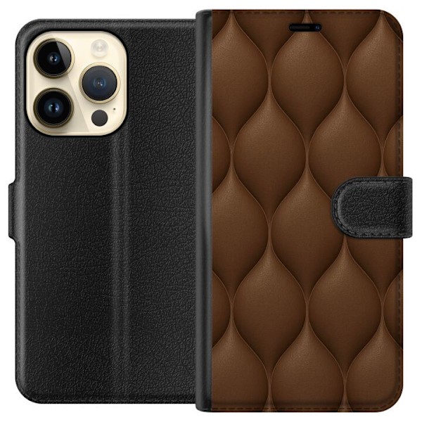 Apple iPhone 15 Pro Plånboksfodral Cocoa Scales