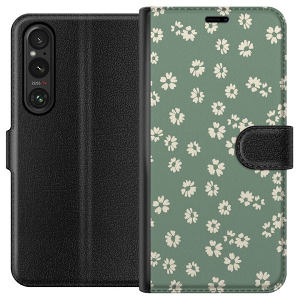 Sony Xperia 1 V Plånboksfodral Blomsterdröm – färgglatt blommönster