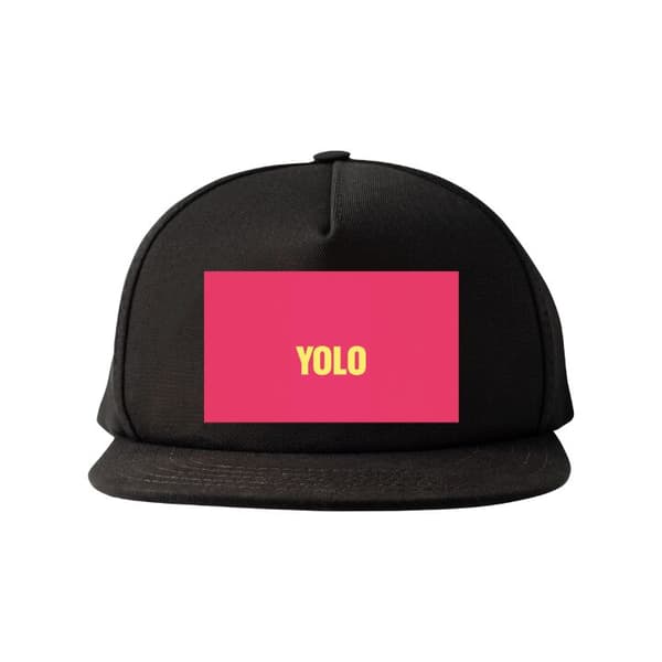 Snapback-lippalakki musta one size