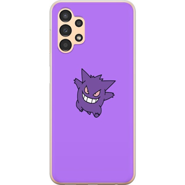 Samsung Galaxy A13 Läpinäkyvä kuori Gengar Pokémon