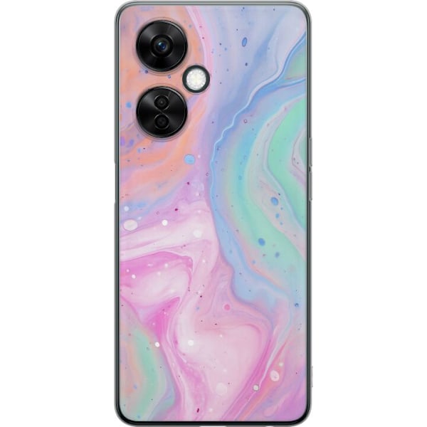 OnePlus Nord CE 3 Lite Gjennomsiktig deksel Pastellmarmor