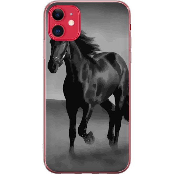 Apple iPhone 11 Gennemsigtig cover Mørk Hest