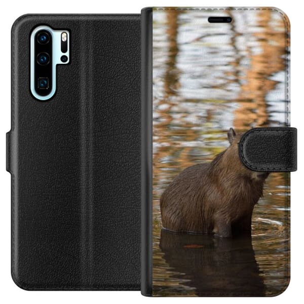 Kompatibelt Lommeboketui til Huawei P30 Pro Capybara