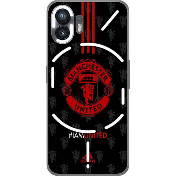 Nothing Phone (2) Gennemsigtig cover Manchester United