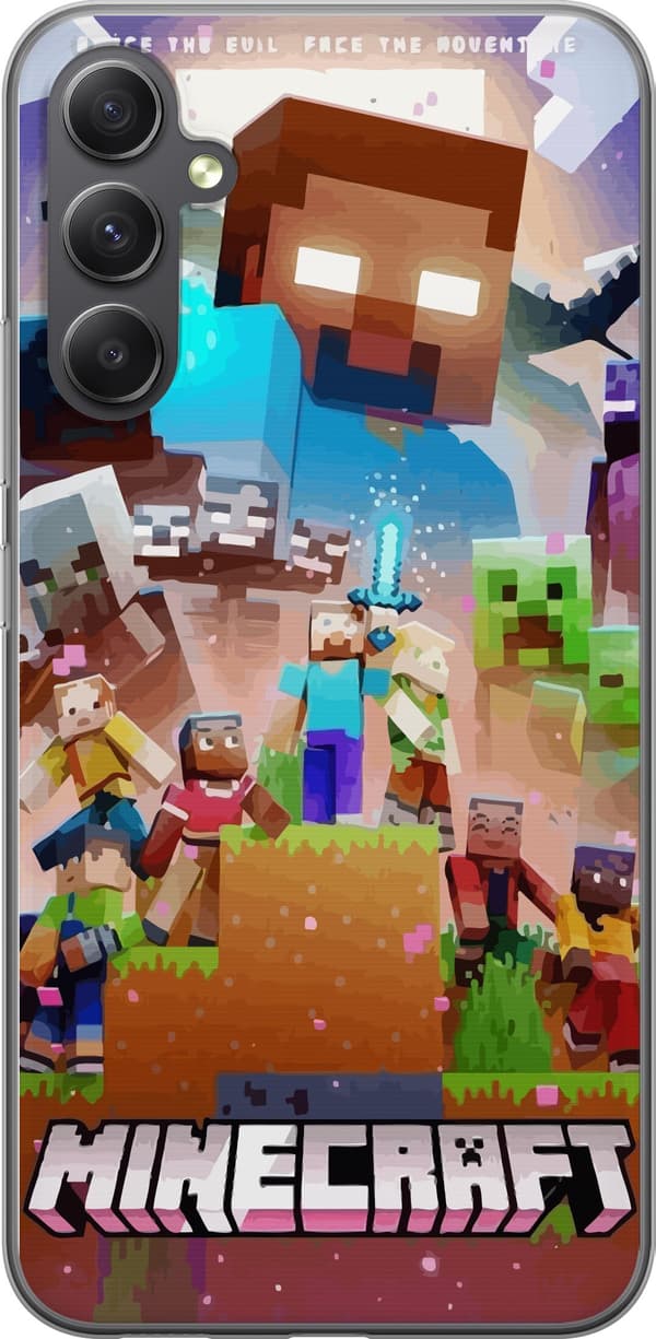 Kompatibelt Mobildeksel til Samsung Galaxy A35 Minecraft