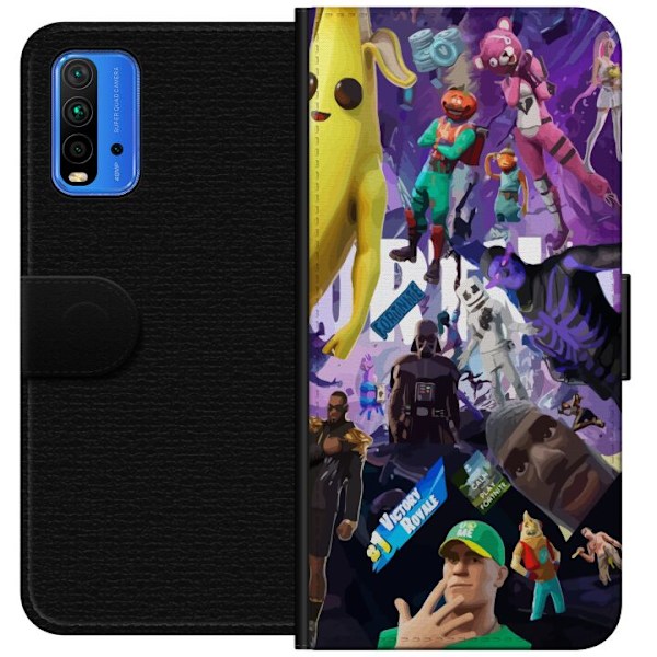 Xiaomi Redmi Note 9 4G Plånboksfodral Fortnite