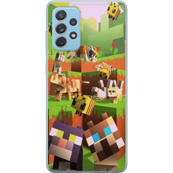 Samsung Galaxy A52 5G Gjennomsiktig deksel MineCraft