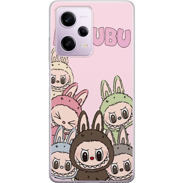 Xiaomi Redmi Note 12 Pro Läpinäkyvä kuori Labubu Classics
