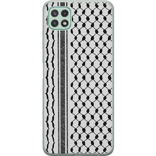 Samsung Galaxy A22 5G Gennemsigtig cover Palæstinensisk møns
