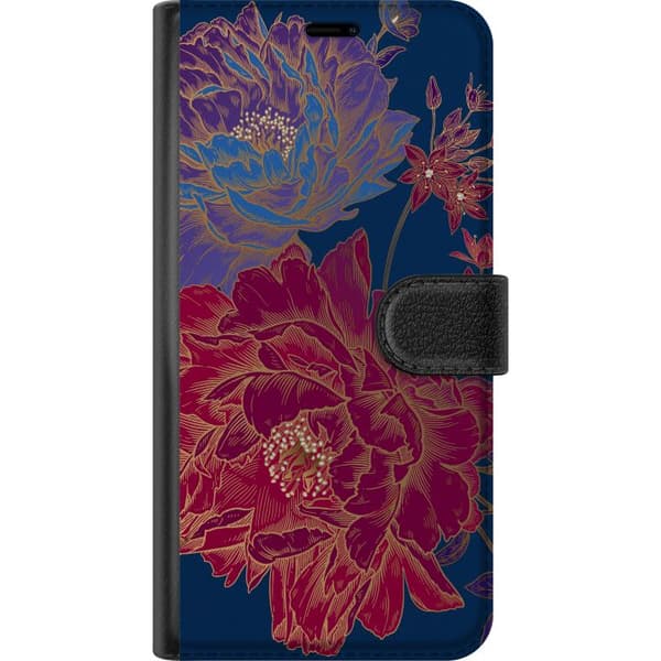 Kompatibelt Plånboksfodral till Samsung Galaxy A40 Blommor