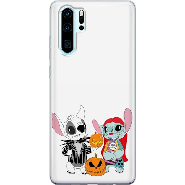 Huawei P30 Pro Gjennomsiktig deksel Stitch familien addams