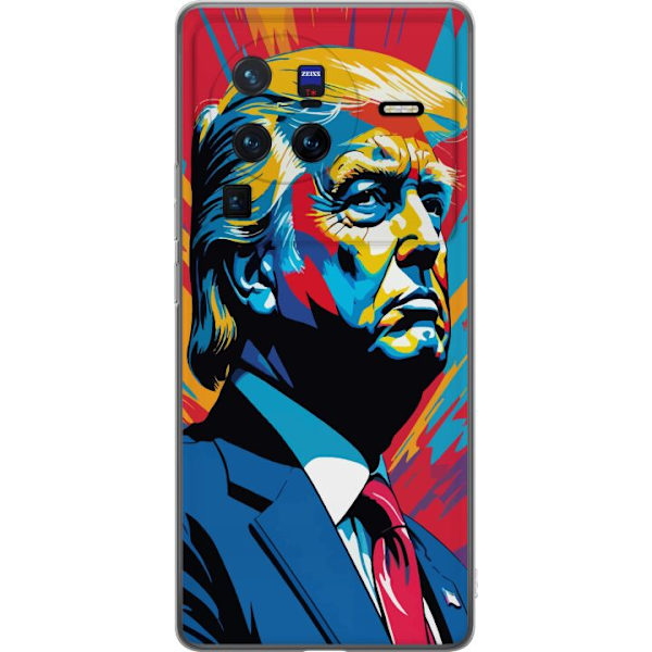 vivo X80 Pro Läpinäkyvä kuori Trump