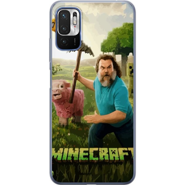 Xiaomi Redmi Note 10 5G Genomskinligt Skal A Minecraft Movie