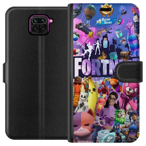 Xiaomi Redmi Note 9 Tegnebogsetui Fortnite