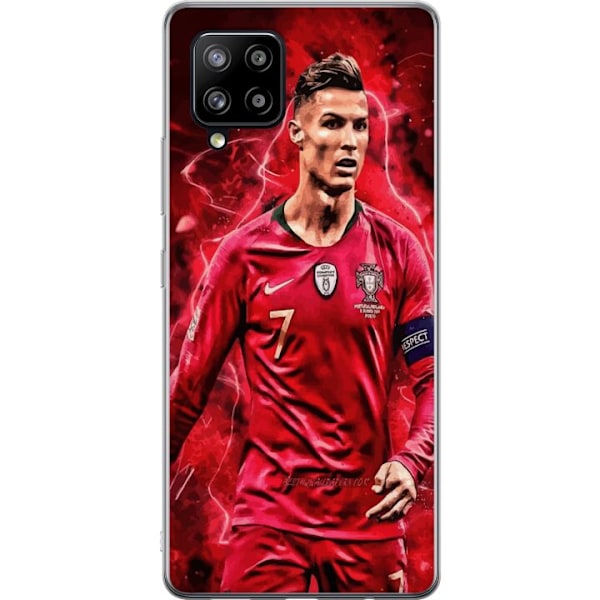 Samsung Galaxy A42 5G Genomskinligt Skal Ronaldo Skills – CR7 Design för Äkta Supporters