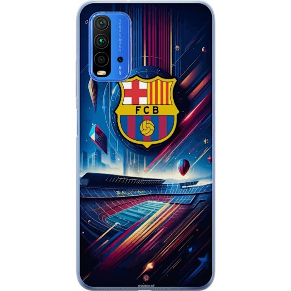 Xiaomi Redmi 9T Läpinäkyvä kuori FC Barcelona