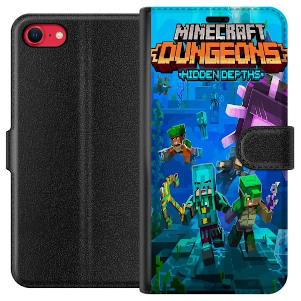 Apple iPhone 8 Tegnebogsetui Minecraft