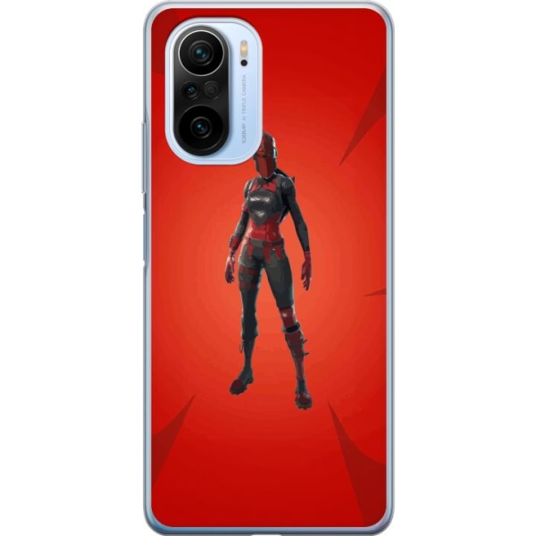 Xiaomi Mi 11i Gennemsigtig cover Fortnite - Rød Ridder