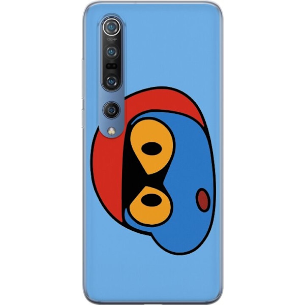 Xiaomi Mi 10 Pro 5G Läpinäkyvä kuori Bold Bot Head