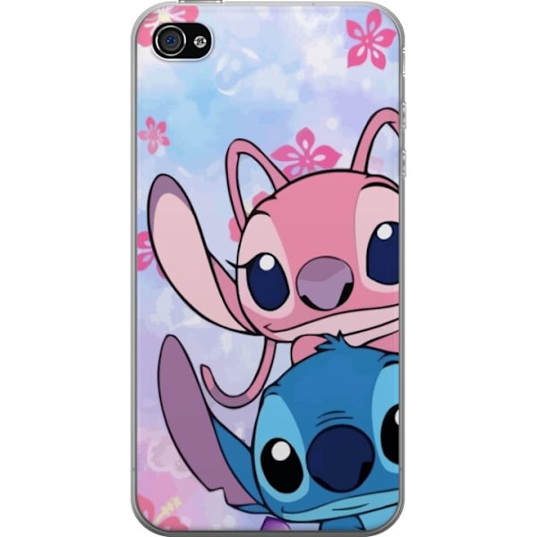 Apple iPhone 4s Genomskinligt Skal Stitch & Angel