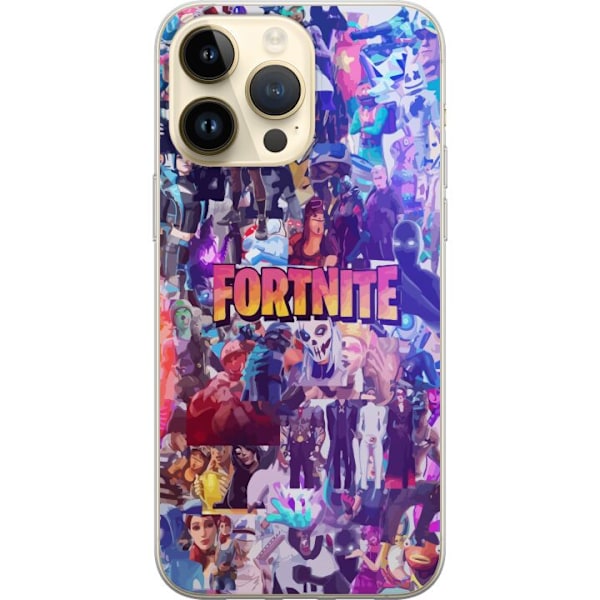 Apple iPhone 14 Pro Max Gjennomsiktig deksel Fortnite