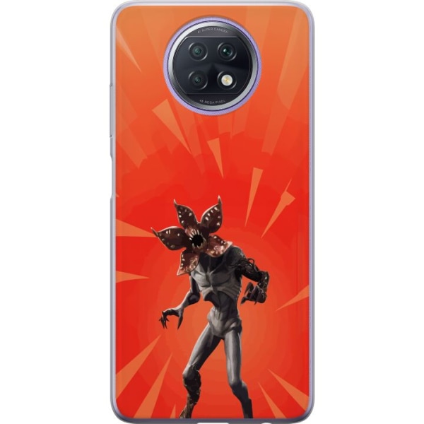 Xiaomi Redmi Note 9T Läpinäkyvä kuori Fortnite - Demogorgon