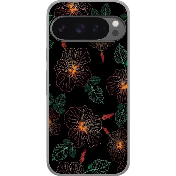 Google Pixel 9 Pro XL Gennemsigtig cover Blomster