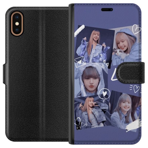 Apple iPhone XS Tegnebogsetui Lisa Blackpink – Aesthetic K-pop Queen