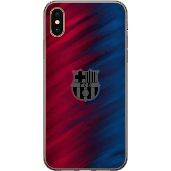 Apple iPhone XS Läpinäkyvä kuori FC Barcelona