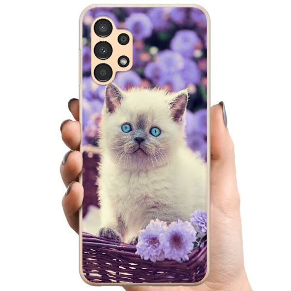 Samsung Galaxy A13 TPU Mobildeksel Katt