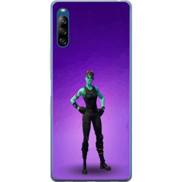 Sony Xperia L4 Gennemsigtig cover Fortnite - Ghoul Trooper