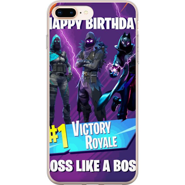 Apple iPhone 7 Plus Läpinäkyvä kuori Fortnite