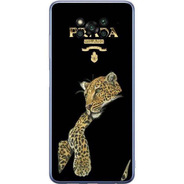 Xiaomi Poco X3 Pro Gjennomsiktig deksel Prada Leopard