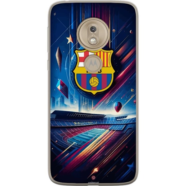 Motorola Moto G7 Play Gennemsigtig cover FC Barcelona