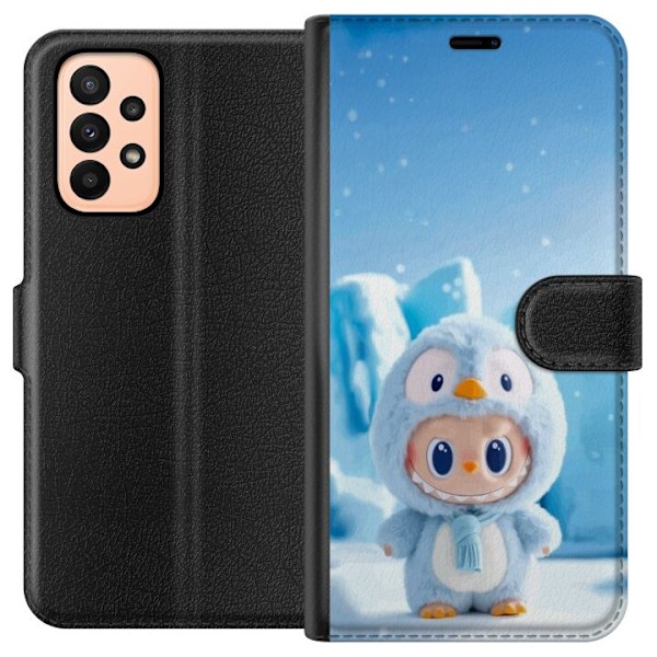 Samsung Galaxy A23 Tegnebogsetui sort ridder fortnite