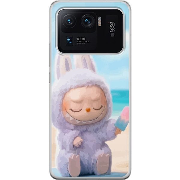 Xiaomi Mi 11 Ultra Genomskinligt Skal Labubu Pink Mood – Ros