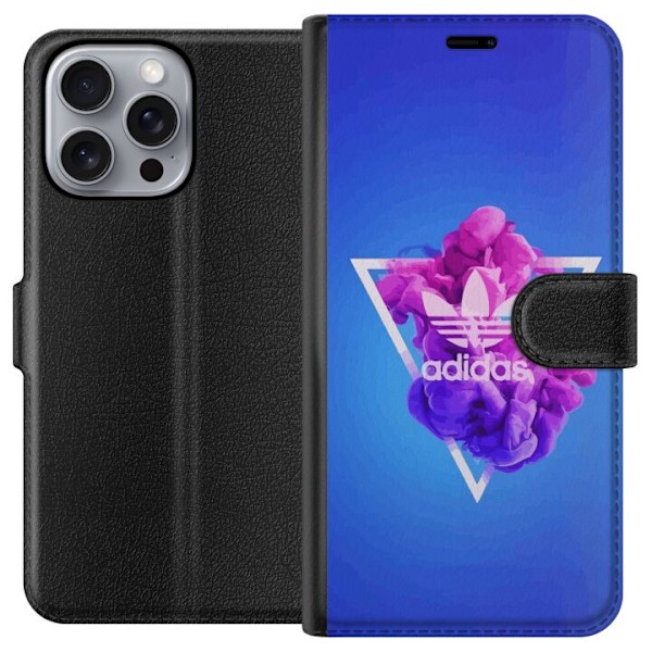 Apple iPhone 16 Pro Max Tegnebogsetui Adidas-inspireret blåt