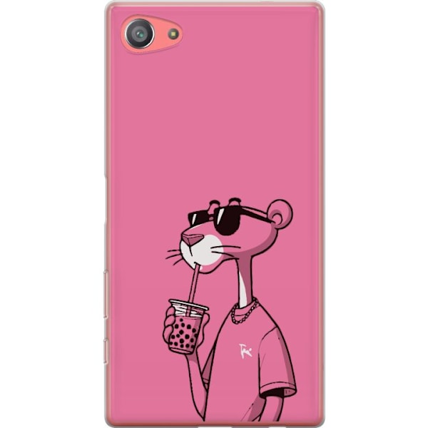 Sony Xperia Z5 Compact Genomskinligt Skal Pink Panter Drink