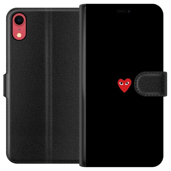 Apple iPhone XR Tegnebogsetui Hjerte