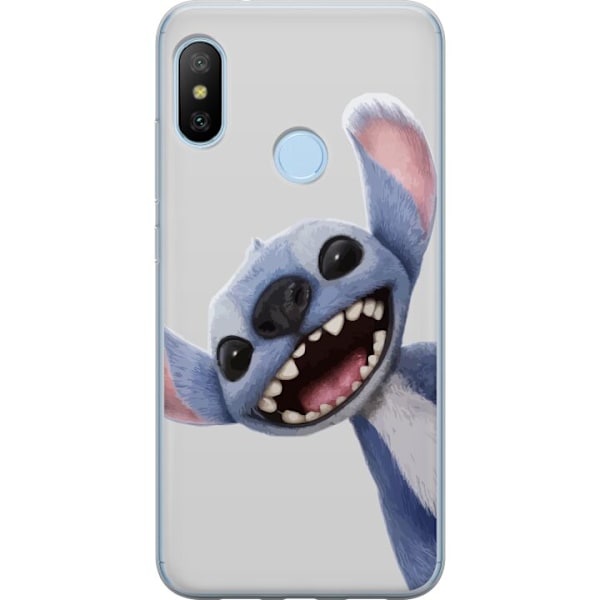 Xiaomi Mi A2 Lite Läpinäkyvä kuori Stitch liikkeessä - Kawaii-suunnittelu faneille ja lapsille