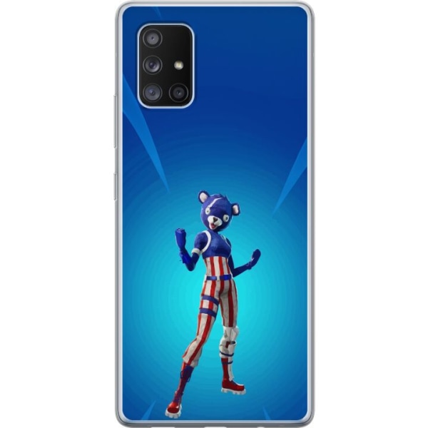 Samsung Galaxy A71 5G Gennemsigtig cover Fortnite - Bamsen